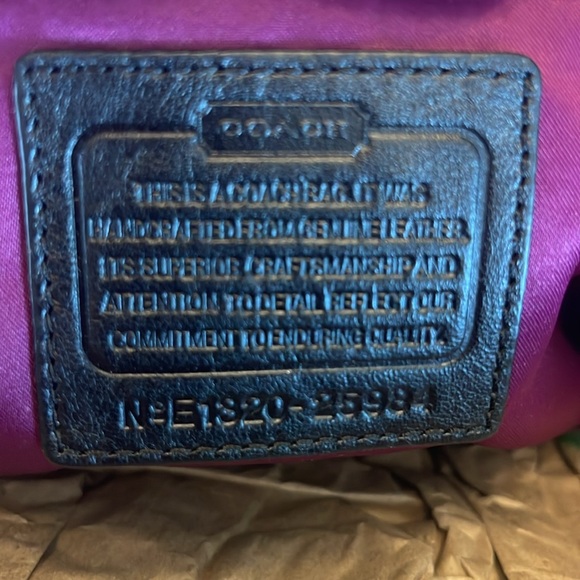 Coach Madison Madeline Gathered Twist Leather Satchel Shoulder Handbag - Picture 5 of 7